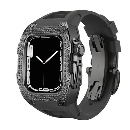 Luxury Apple Watch Case - Titanium Rose | Elegant