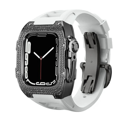 Luxury Apple Watch Case - Titanium Rose | Elegant
