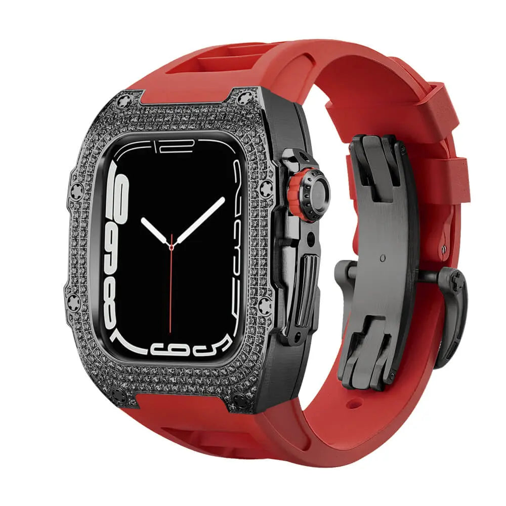 Luxury Apple Watch Case - Titanium Rose | Elegant