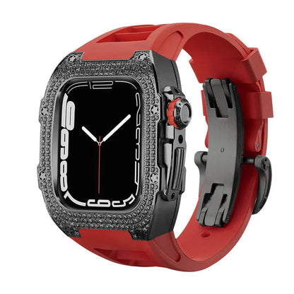 Luxury Apple Watch Case - Titanium Rose | Elegant