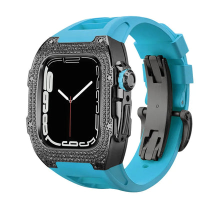 Luxury Apple Watch Case - Titanium Rose | Elegant