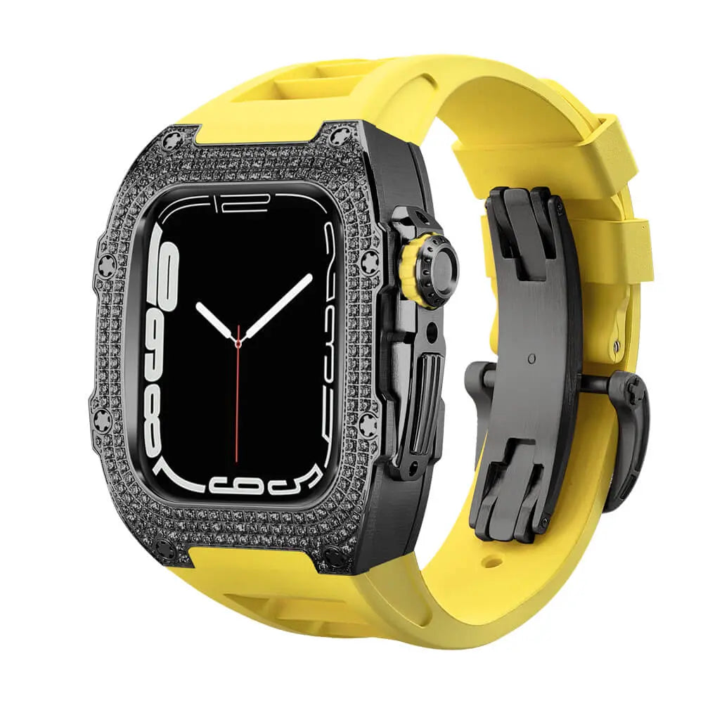 Luxury Apple Watch Case - Titanium Rose | Elegant