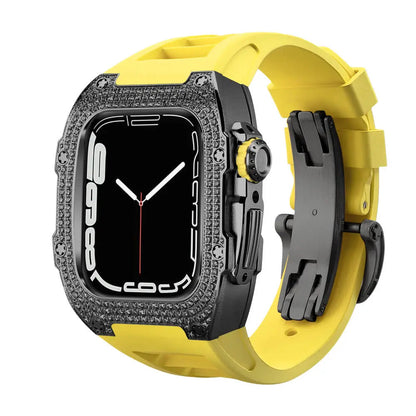 Luxury Apple Watch Case - Titanium Rose | Elegant