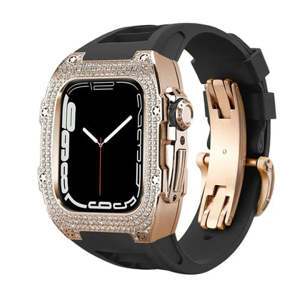 Luxury Apple Watch Case - Titanium Rose | Elegant