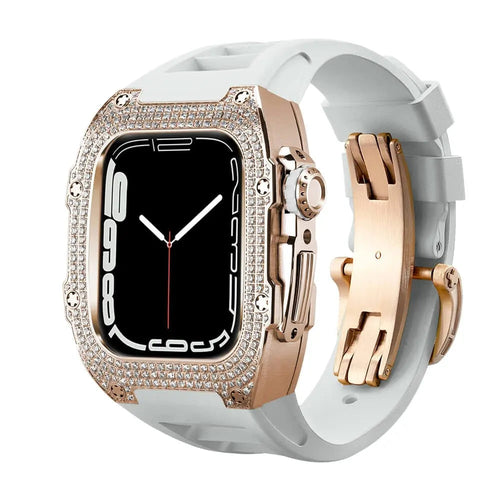 Luxury Apple Watch Case - Titanium Rose | Elegant