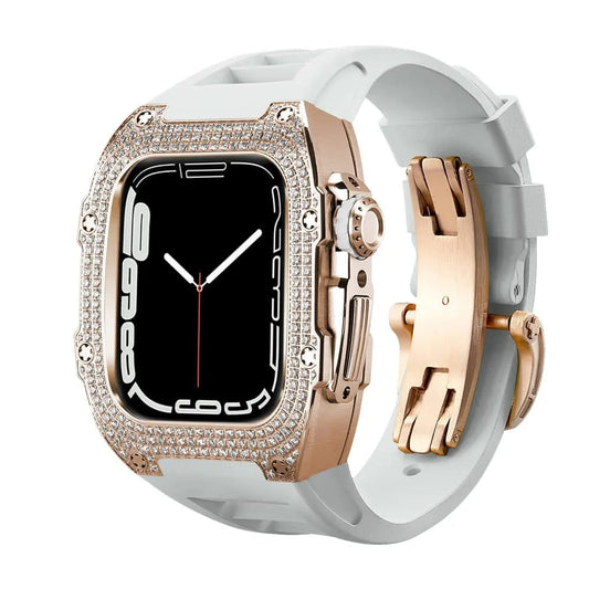 Luxury Apple Watch Case - Titanium Rose | Elegant