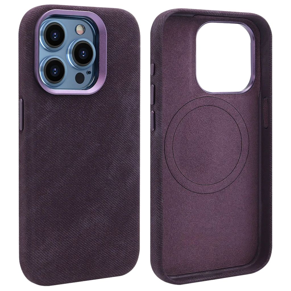 iPhone 15 Pro Max Alcantara Case - MagSafe, Luxurious | Protection
