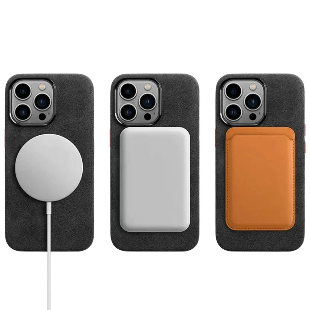 iPhone 15 Pro Max Alcantara Case - MagSafe, Luxurious | Protection