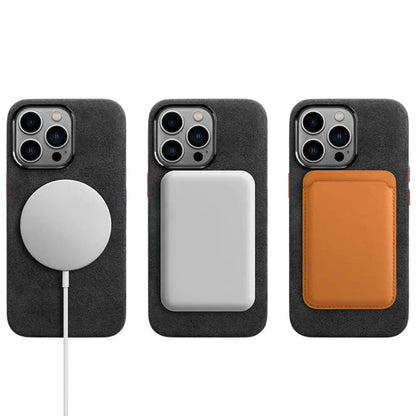 iPhone 15 Pro Max Alcantara Case - MagSafe, Luxurious | Protection
