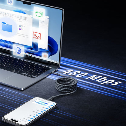Magnetic USB C Cable - 100W Fast Charge | Tidy Workspace