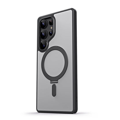 Samsung S25 Magnetic Kickstand Case - Clear, Slim | Hands-Free