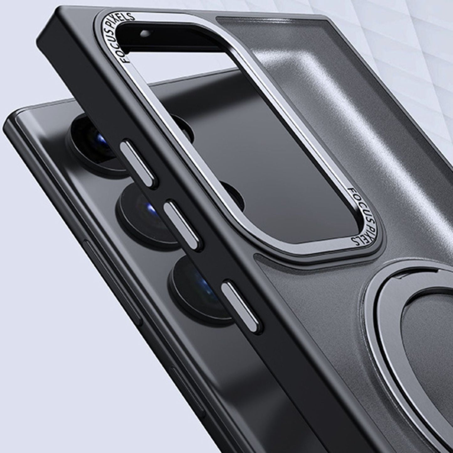 Samsung S25 Magnetic Case - Clear Kickstand | Hands-Free