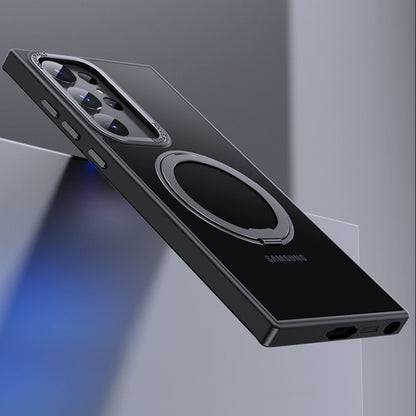 Samsung S25 Magnetic Case - Clear Kickstand | Hands-Free