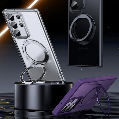 Samsung S25 Magnetic Case - Clear Kickstand | Hands-Free