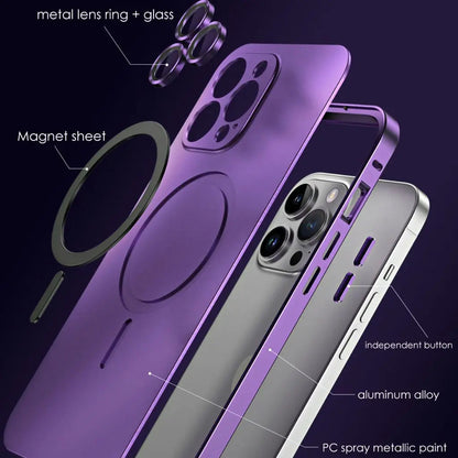 MagSafe iPhone 16 Pro Max Case - Metal, Silver | Protection