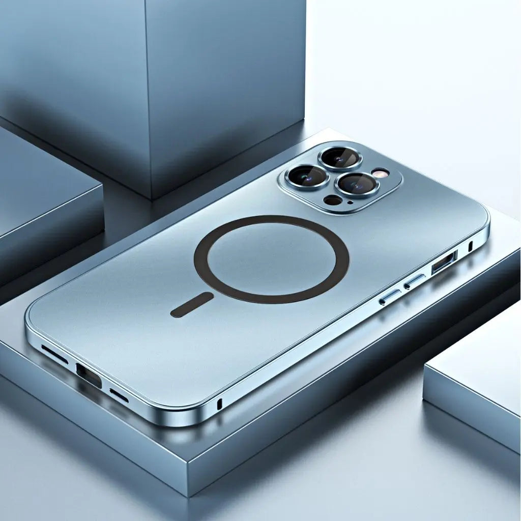 MagSafe iPhone 16 Pro Max Case - Metal, Silver | Protection
