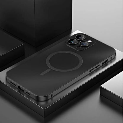 iPhone 16 Pro Max Magnetic Metal Case - MagSafe Silver | Protection