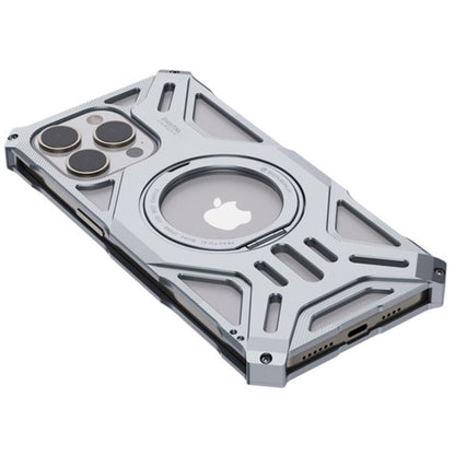 iPhone 16 Pro Max Metal Case - Kickstand Silver | Protection