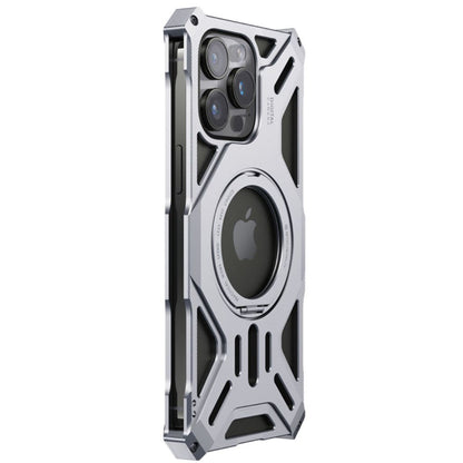 iPhone 16 Pro Max Metal Case - Kickstand Silver | Protection