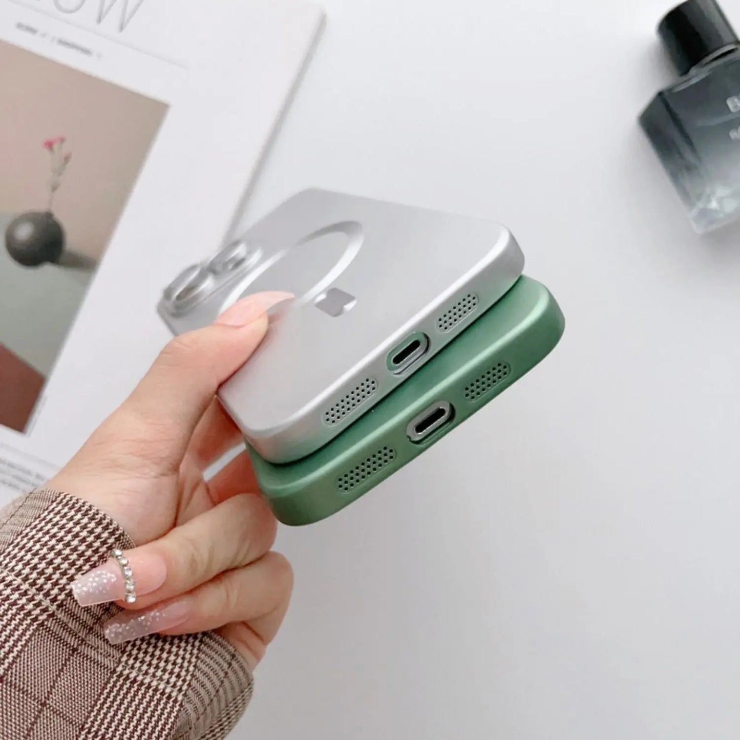 Magnetic iPhone Case - Metallic, Lightweight | Style