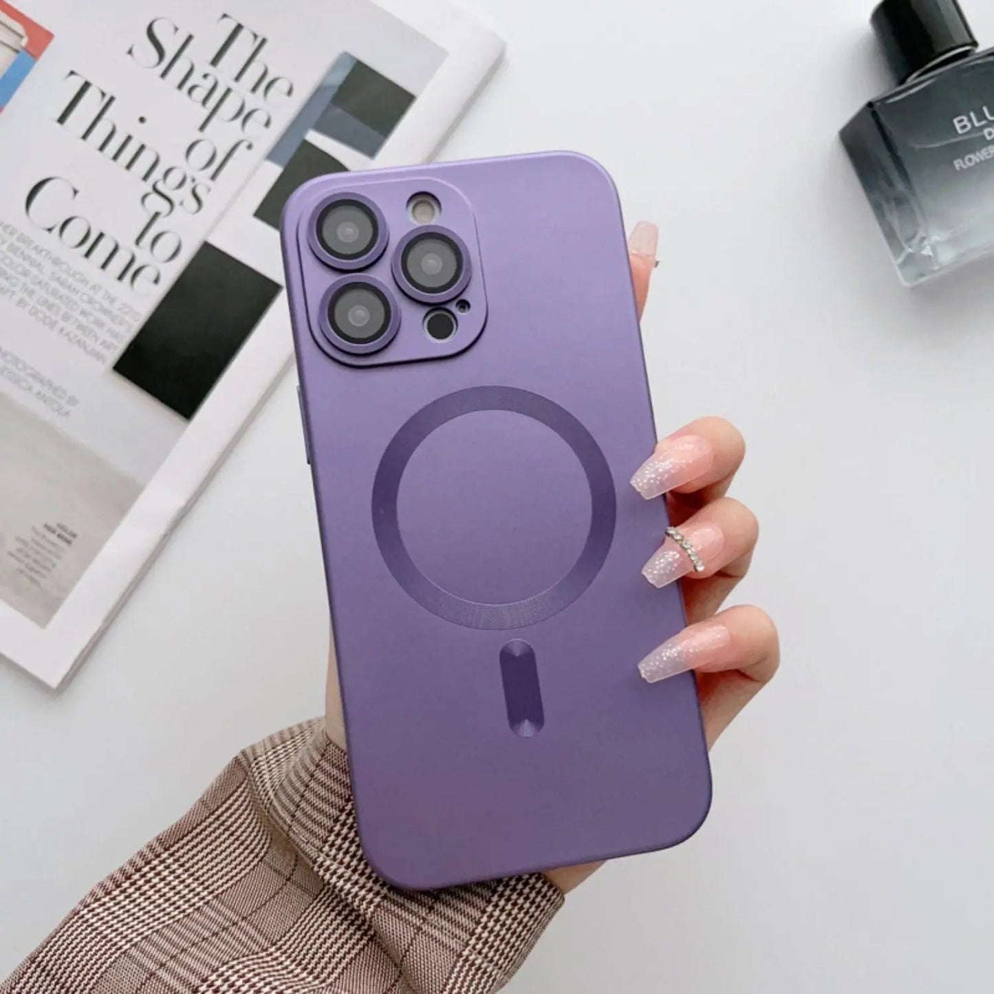 Magnetic iPhone Case - Metallic, Lightweight | Style