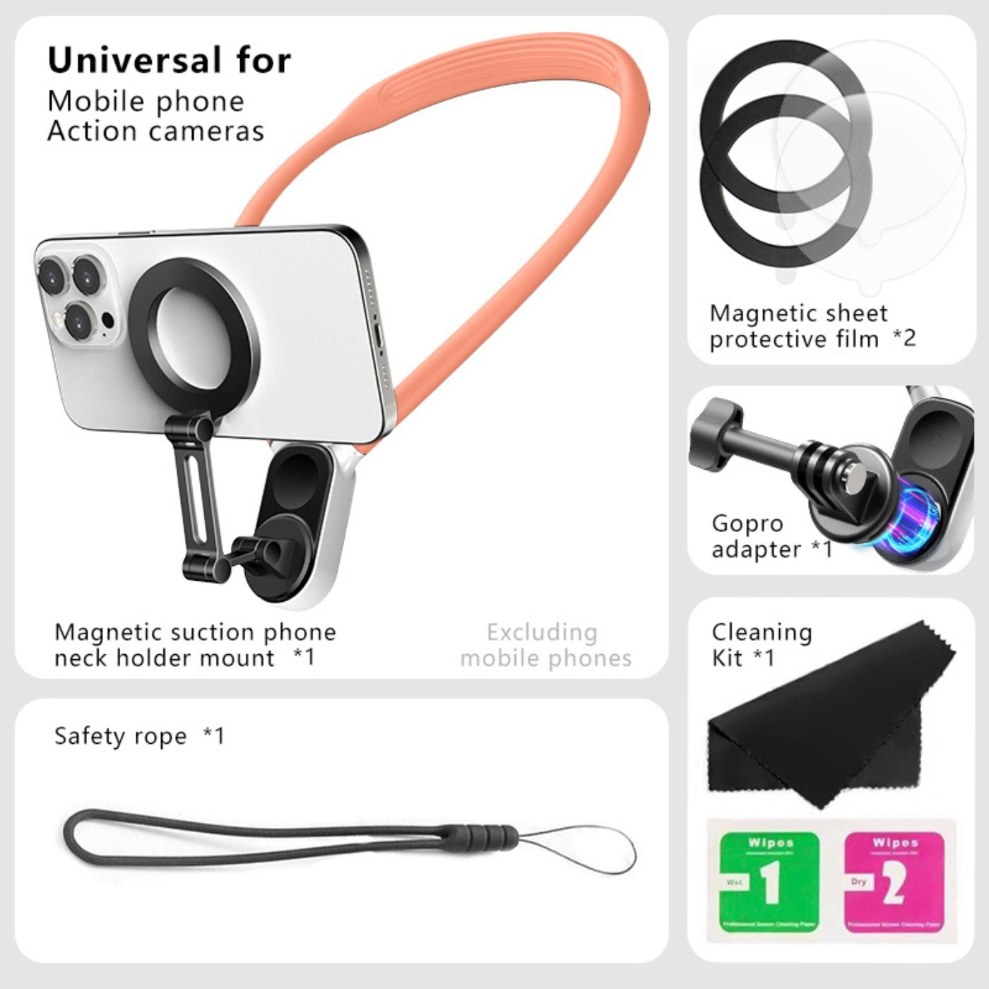 POV Phone Mount - Magnetic, Hands-Free | Immersive Footage