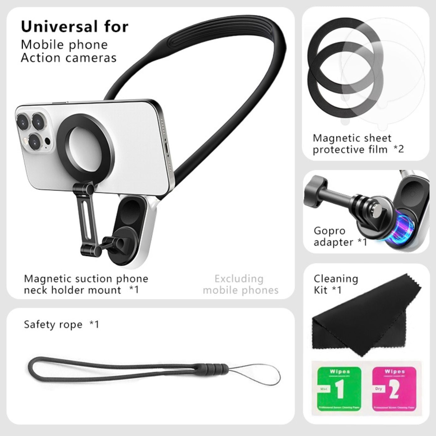 POV Phone Mount - Magnetic, Hands-Free | Immersive Footage