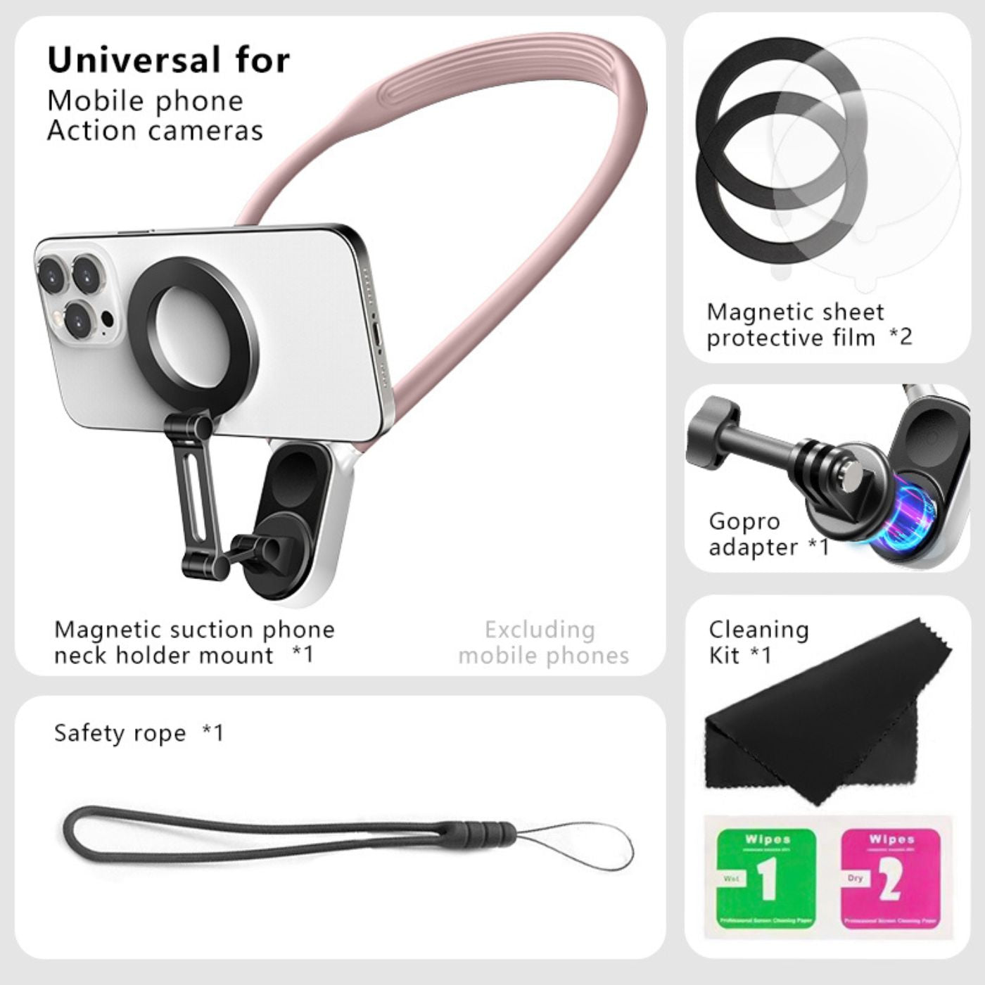 POV Phone Mount - Magnetic, Hands-Free | Immersive Footage