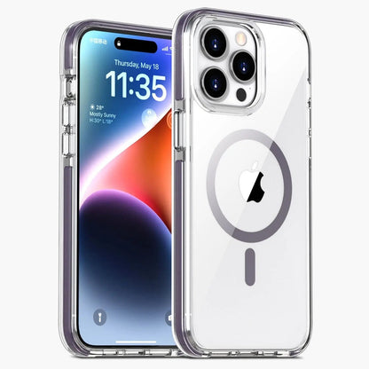 iPhone 15 Pro Max Case - Clear Orange MagSafe | Protection