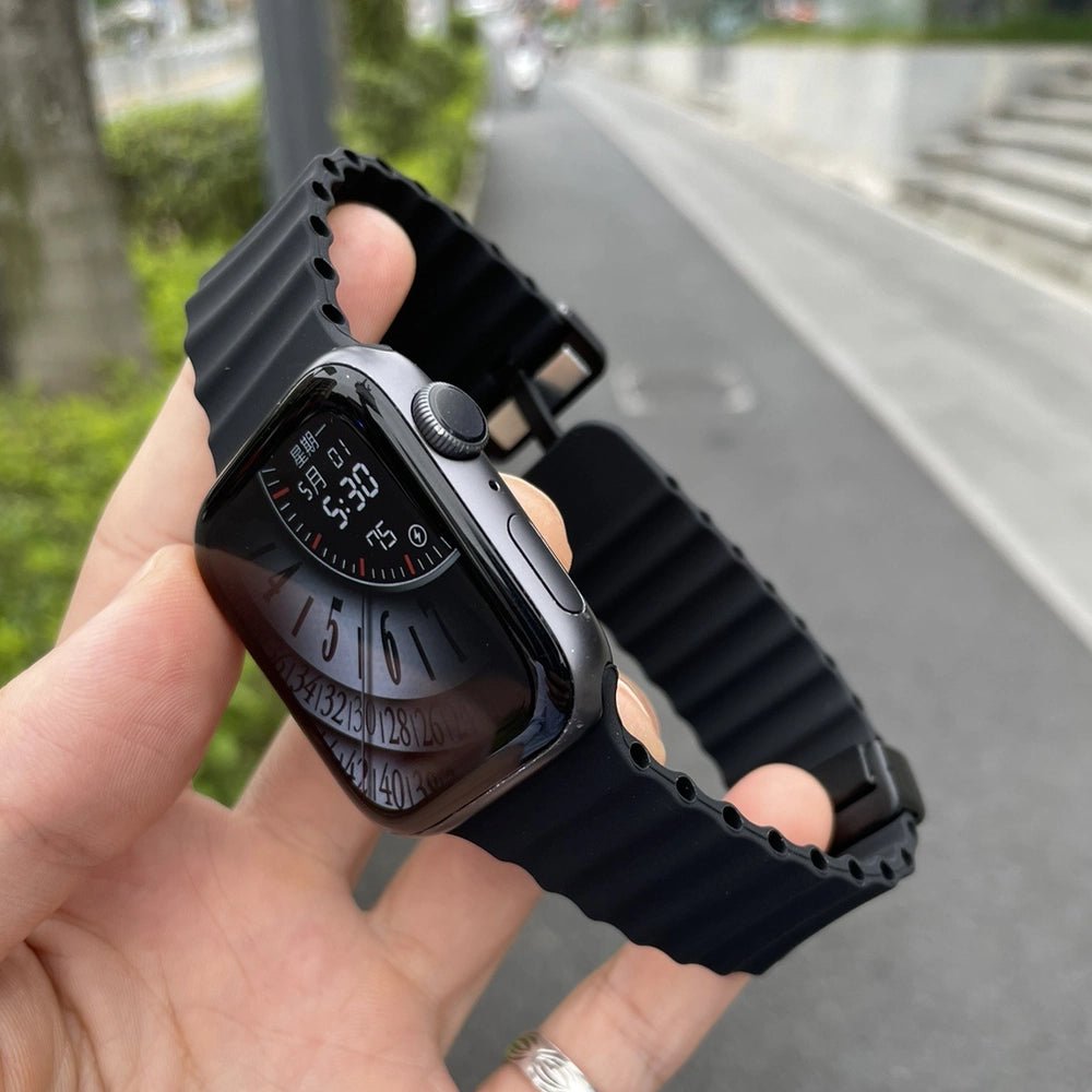 Magnetic Apple Watch Band - Silicone, Secure | Comfort