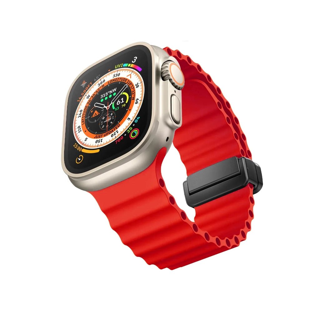 Magnetic Apple Watch Band - Silicone, Secure | Comfort