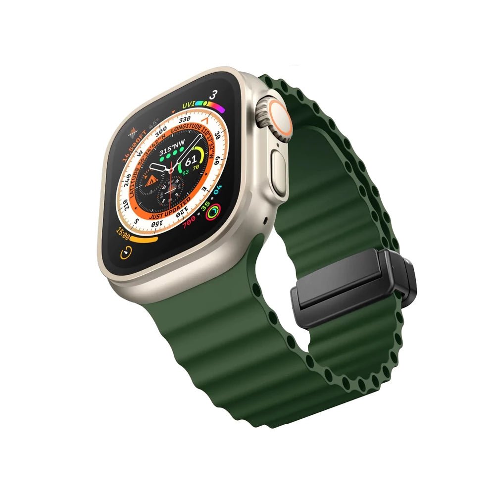 Magnetic Apple Watch Band - Silicone, Secure | Comfort