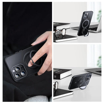 iPhone 16 Pro Max Magnetic Case - Black, MagSafe | Kickstand