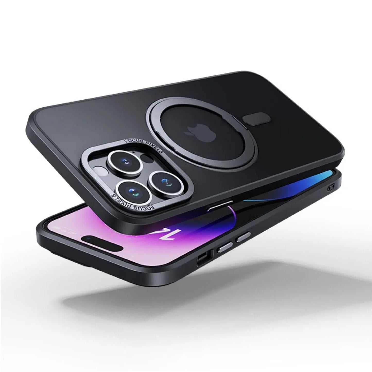 iPhone 16 Pro Max Magnetic Case - Stand, Black | Versatile