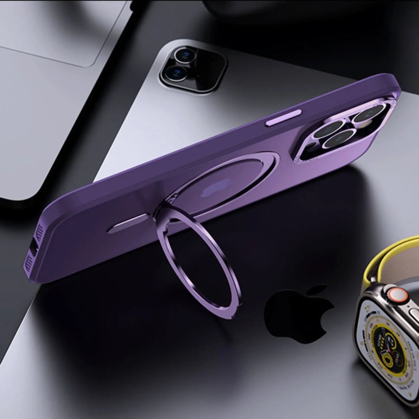 iPhone 16 Pro Max Magnetic Case - Stand, Black | Versatile