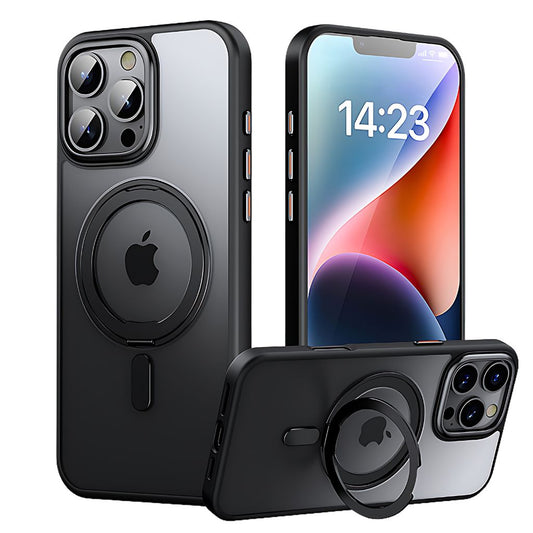 iPhone 16 Pro Max Magnetic Case - Black, MagSafe | Kickstand
