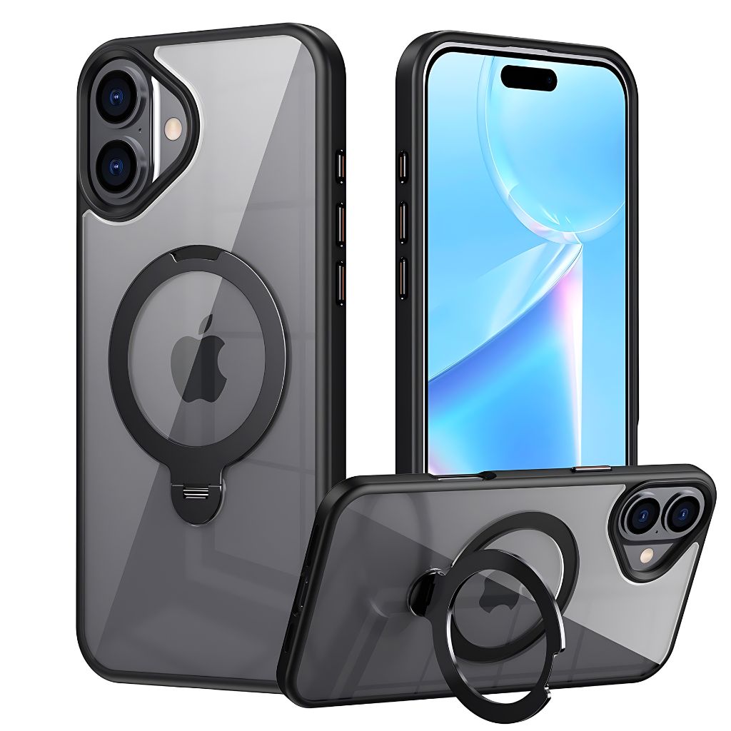 iPhone 16 Pro Max Magnetic Case - Stand, Black | Versatile