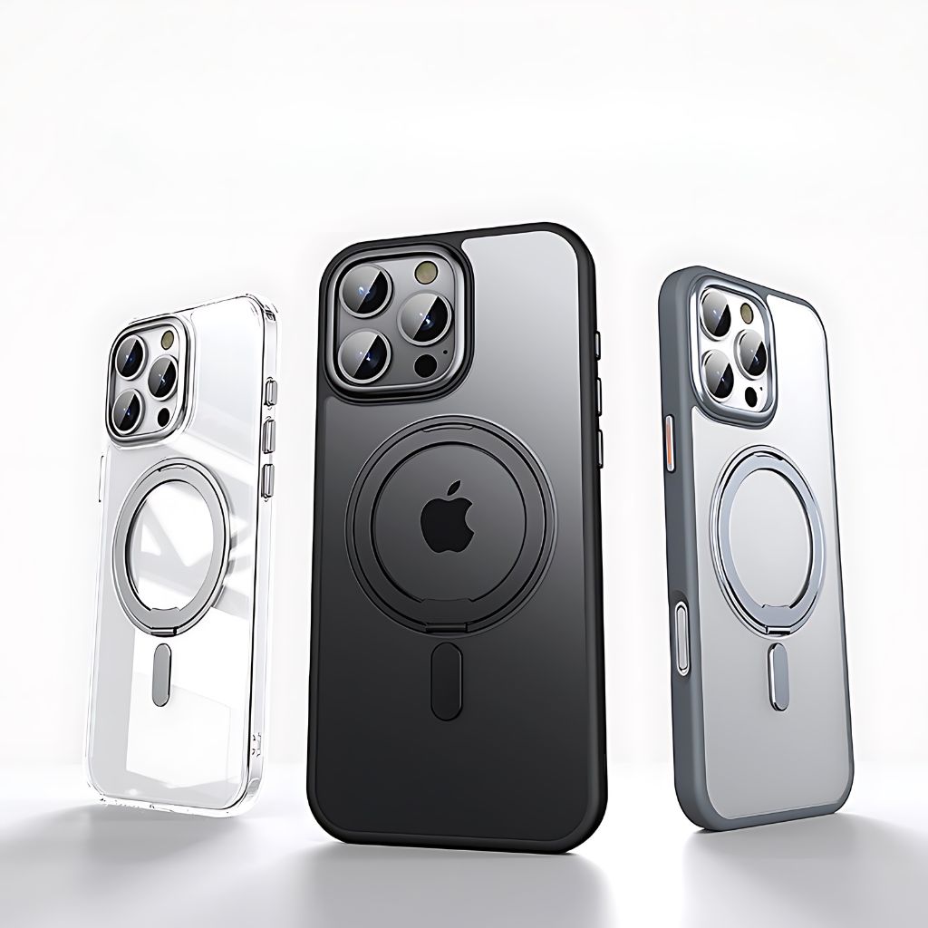 iPhone 16 Pro Max Magnetic Case - Stand, Black | Versatile