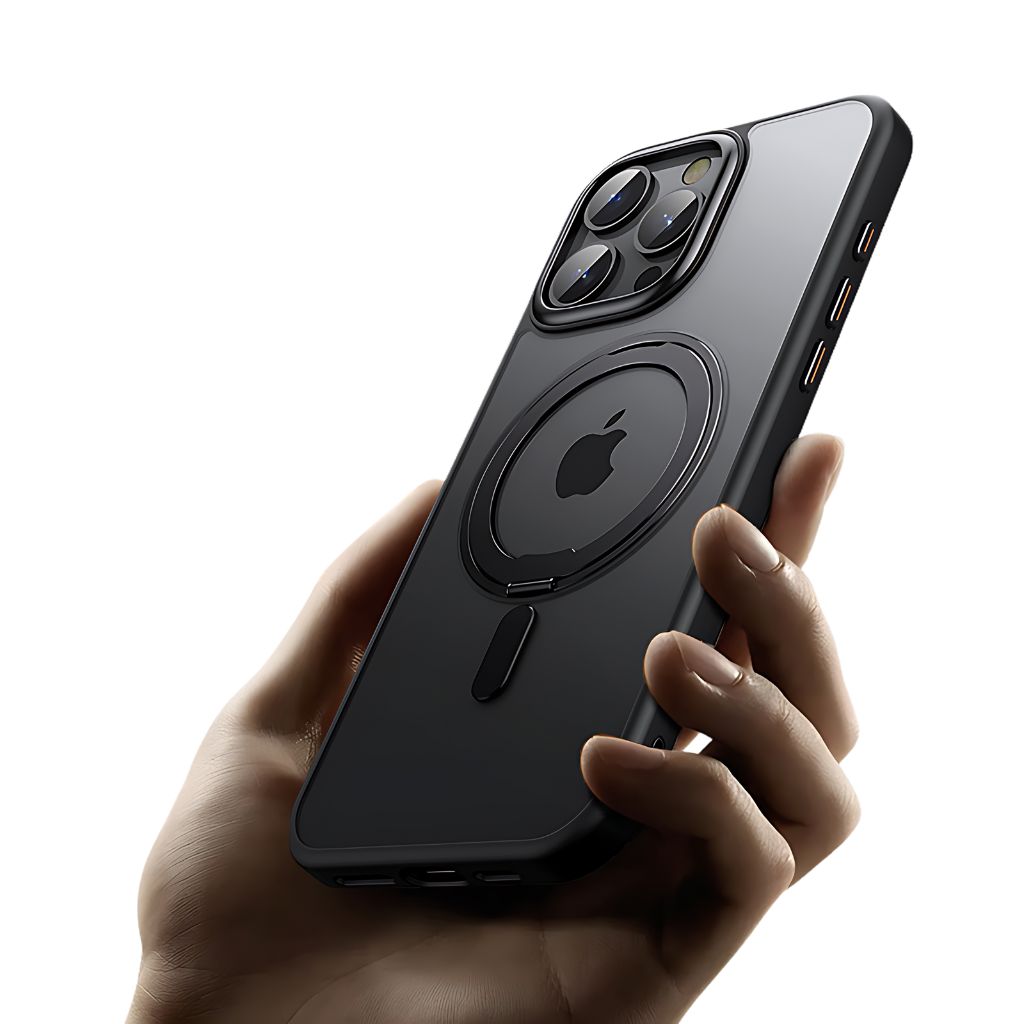 iPhone 16 Pro Max Magnetic Case - Stand, Black | Versatile