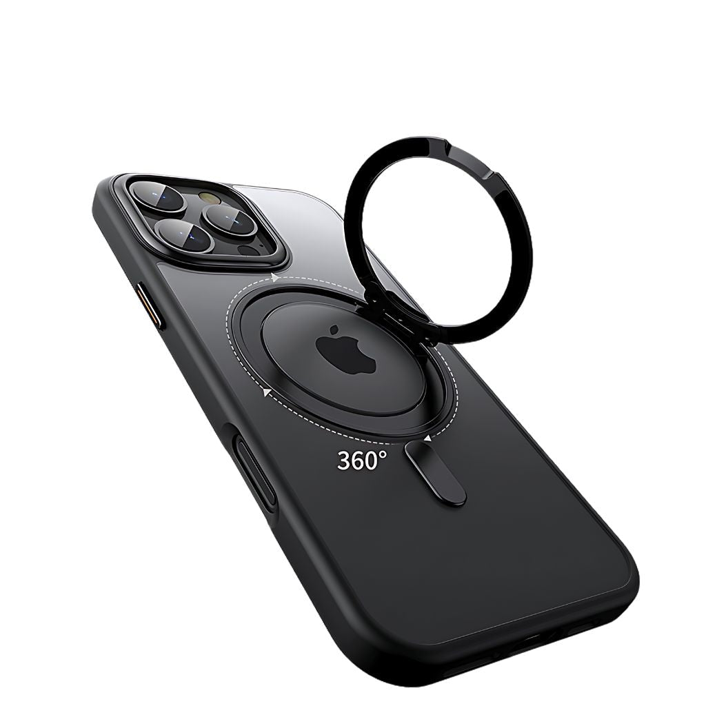 iPhone 16 Pro Max Magnetic Case - Stand, Black | Versatile