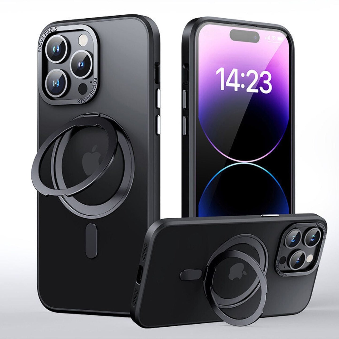 iPhone 16 Pro Max Magnetic Case - Stand, Black | Versatile