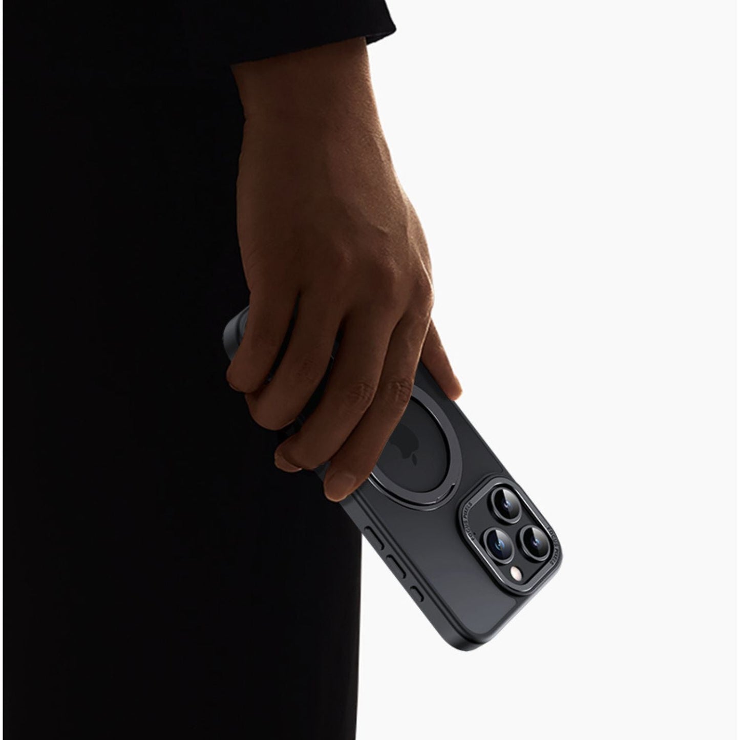 iPhone 16 Pro Max Magnetic Case - Stand, Black | Versatile