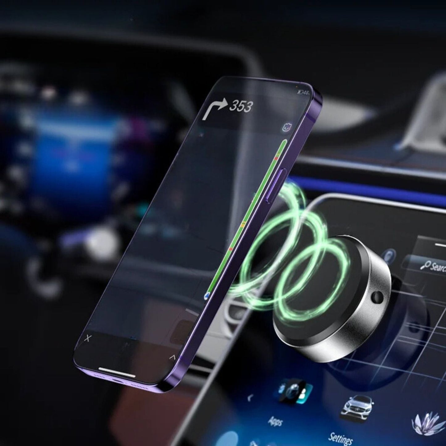 Magnetic Phone Holder - Secure Mount | Hands-Free