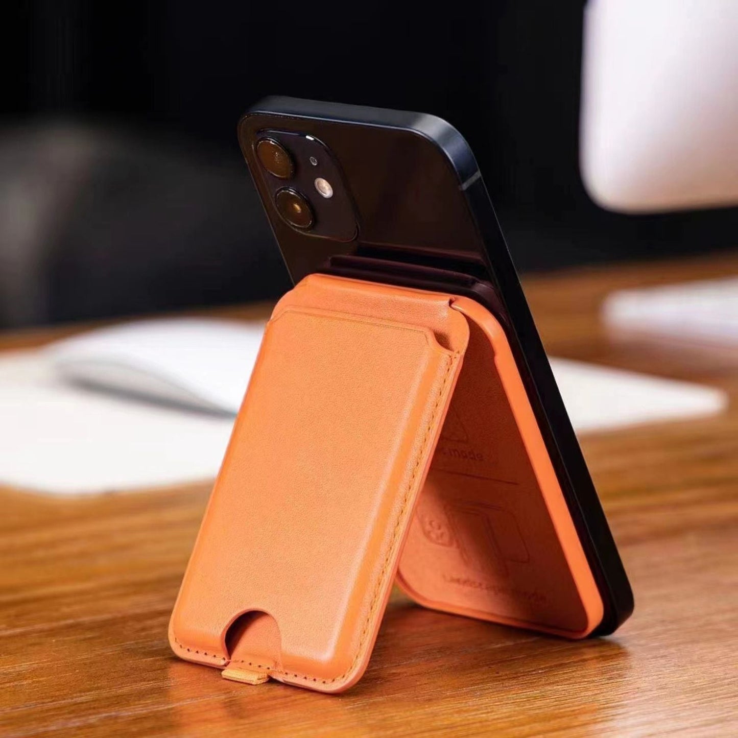 MagSafe Wallet - Vegan Leather, Stand | Secure Cards