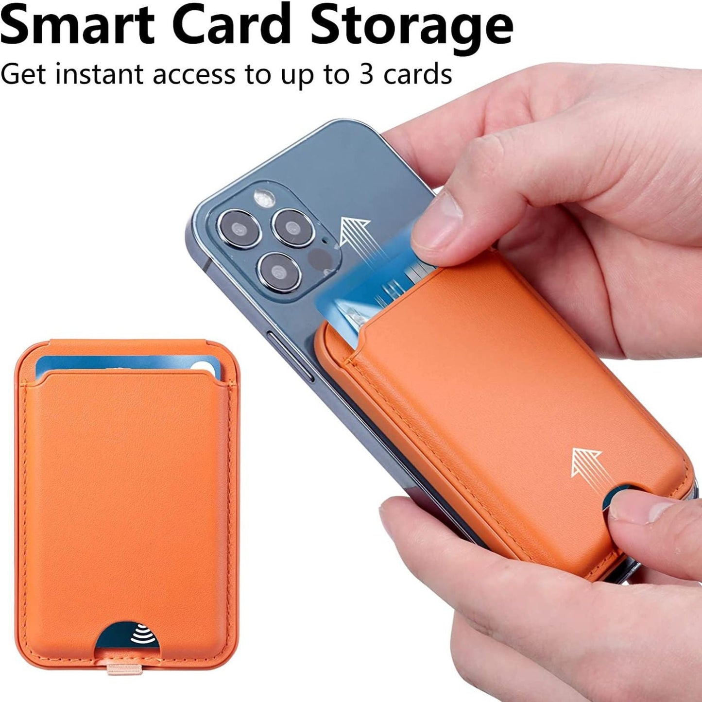 MagSafe Wallet - Vegan Leather, Stand | Secure Cards