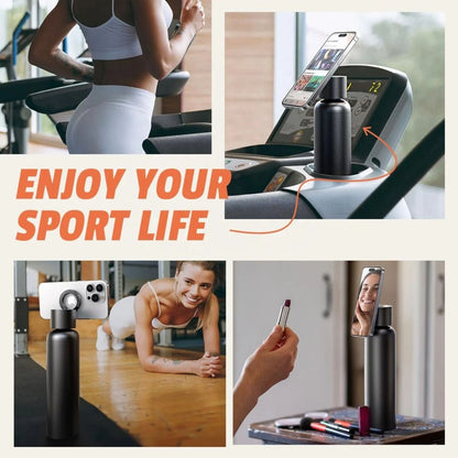 MagSafe Water Bottle - Stainless Steel | Hydration & Productivity
