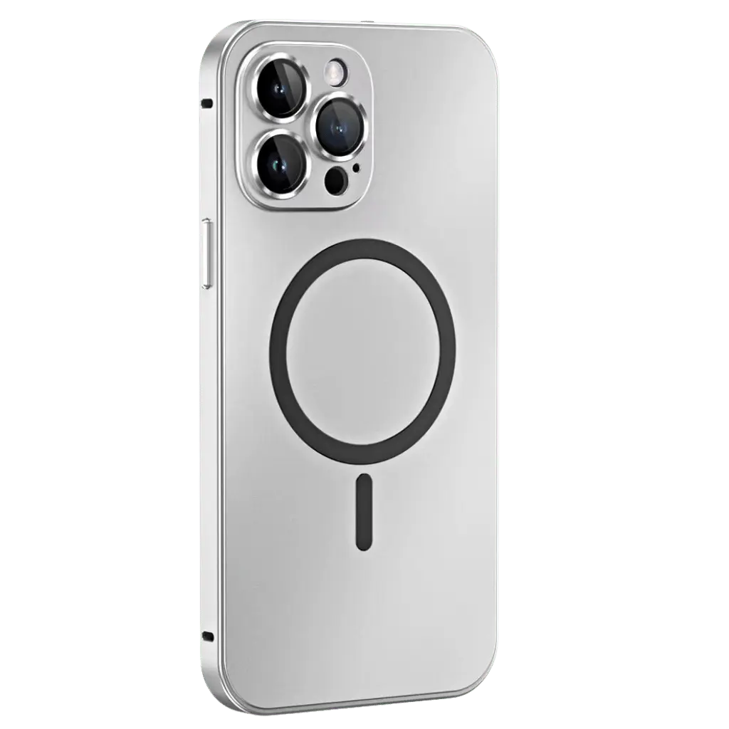 MagSafe iPhone 16 Pro Max Case - Metal, Silver | Protection