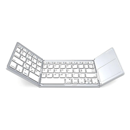 Portable Folding Keyboard - Slim Gray | Mobile Productivity