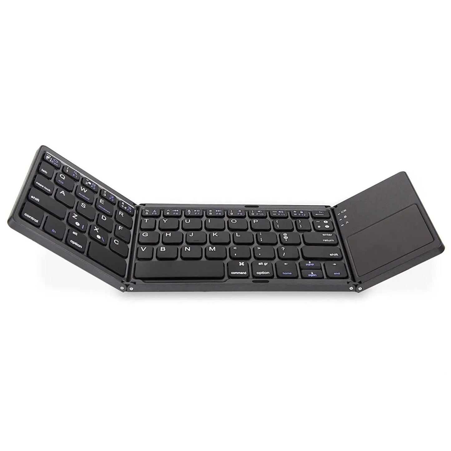 Portable Folding Keyboard - Slim Gray | Mobile Productivity