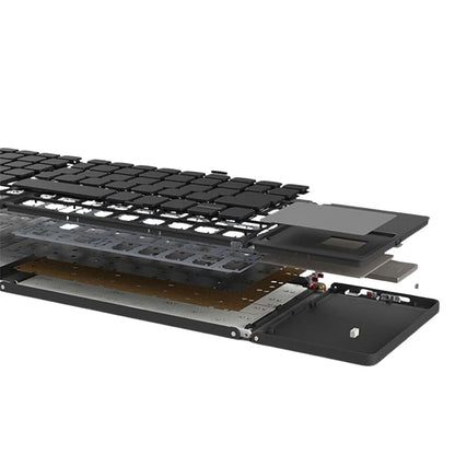 Portable Folding Keyboard - Slim Gray | Mobile Productivity